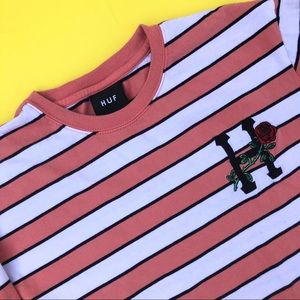 HUF WORLDWIDE STRIPED SHIRT